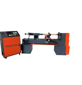 CNC Wood Lathe For Roman Column Stair Rail Baluster 